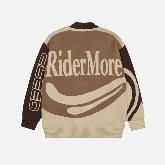 Aelfric Eden Color Block Racing Cardigan - Picture 3 of 6